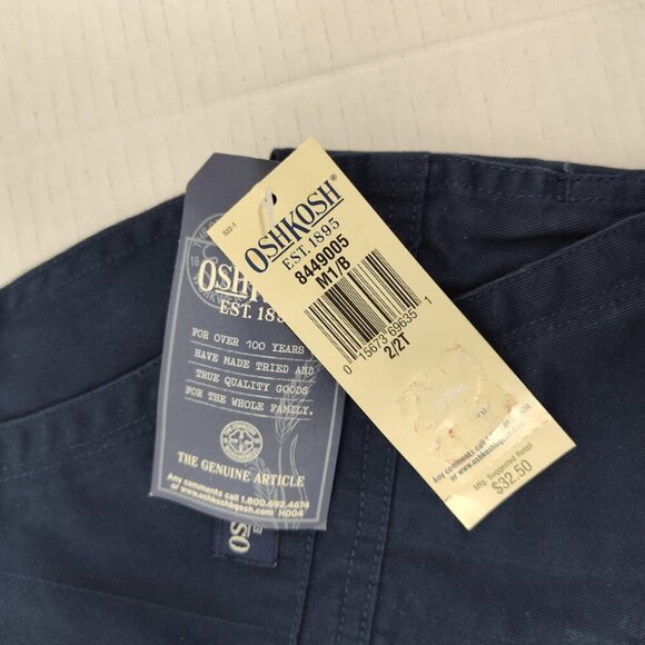 OshKosh Y2K 2T Blue Boy's Coverall Snap Bottom 100% Cotton NWT - Picture 9 of 11